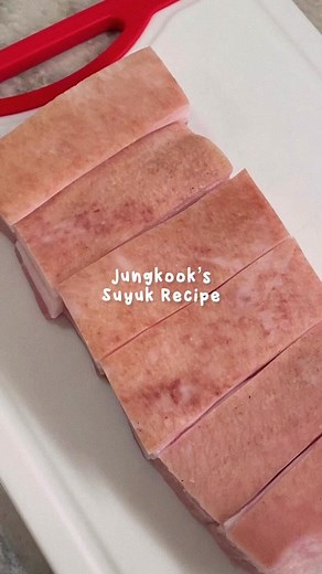 BTS Jungkook Korean Suyuk Recipe | Kpop Idols Cooking Pork Belly