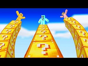 LUCKY BLOCK Pillars go INSANE in Minecraft