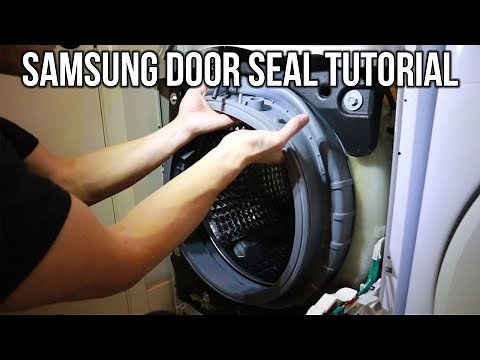 Samsung Washer Door Boot Seal Replacement Tutorial DC64-02792A