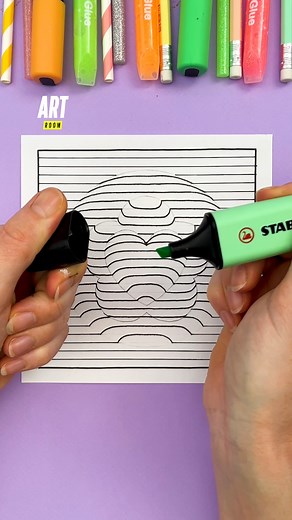 112K views · 1.1K reactions | Un effet 3D ultra facile à dessiner ✏️ #dessin #3dart #dessin3d #commentdessiner #arcenciel #dessinfacile | Art Room | Facebook