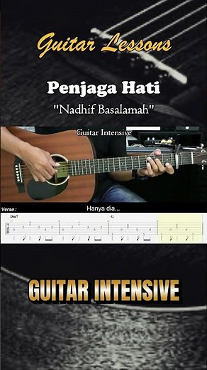Penjaga Hati - Nadhif Basalamah | Tutorial Petikan dan Chord Gitar Mudah #chordgitar
