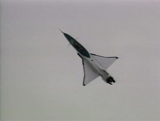 The Rockwell-MBB X-31 was an American-German experimental aircraft designed to test 3D thrust vectoring technology and advanced flight control software. A rare sight in public, an X-31 performed an extraordinary flying display at the Paris Airshow 1995, including post-stall turns, pedal turns and a high alpha pass at 70° AOA. | PlanesTV.com