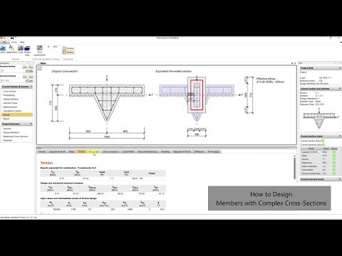 How to Design Members with Complex Cross-Sections