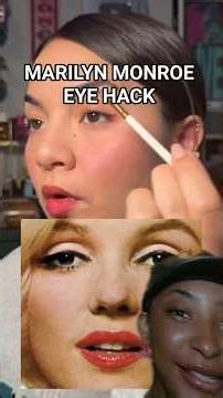 HOLLYWOOD GLAMOUR EYE MAKEUP TRICK 👸🏽