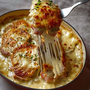 Escalope Savoyarde Gratinée Reblochon 😍 .... 𝐋𝐚 𝐫𝐞𝐜𝐞𝐭𝐭𝐞 𝐜𝐨𝐦𝐩𝐥è𝐭𝐞 👇👇👇 | Cuisine avec Lisa