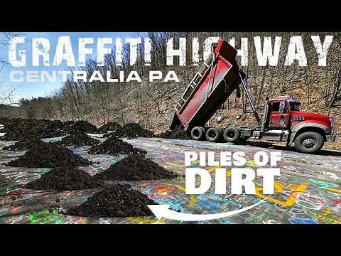 Centralia Graffiti Highway Covered Up With Dirt