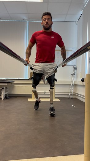 Lito King Anker | Transformers 2.0 Second time walking yesterday with prosthetic legs, but this time with customized upper leg fixation. There’s still some... | Instagram