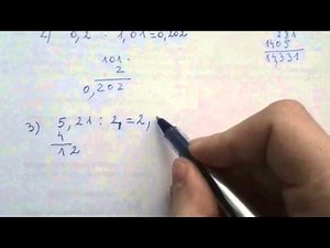 Fractii zecimale. Inmultirea si impartirea.