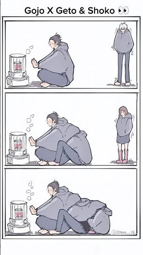 Gojo X Geto & shoko 👀🤯 #jujutsukaisen #anime #gojo