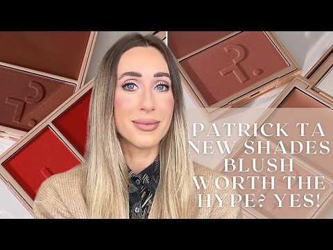 NEW Patrick Ta Blush 4 Shades Review & Swatch