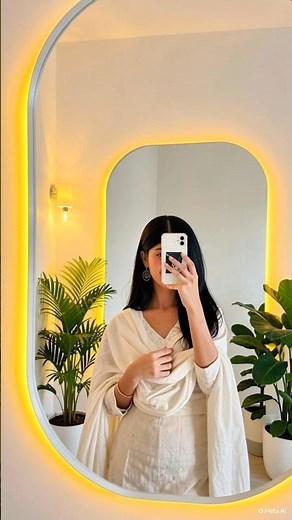 Instagram's Viral Glowing Mirror Selfie AI Photo Editing Prompt | Aesthetic Mirror Selfie Prompt