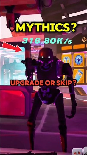 Upgrade Mythics Droids To Galactic Or SKIP? 🤯 In Fortnite Droid Tycoon