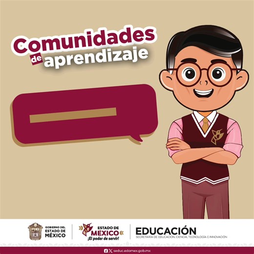 ¿Qué son las comunidades de aprendizaje? 🤔📚 Son espacios en los que la comunidad se coloca en el núcleo del aprendizaje y la enseñanza, con la participación de docentes 👩‍🏫👨‍🏫, estudiantes 🎒, familias 👨‍👩‍👧‍👦 y autoridades 🏫. #ElPoderDeLaEducación | Secretaría de Educación del Estado de México