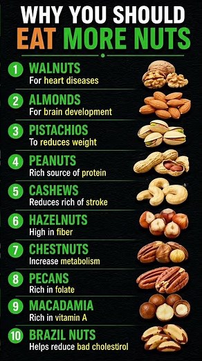 Top 10 Healthiest Nuts You Should Eat Every Day 🌰 | Best Nuts for Heart, Brain & Weight Loss