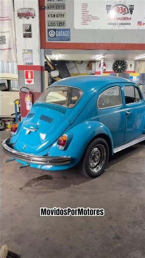 Combinação Perfeita! #fusca #fuscaazul #azulpavao #rodas #cromada