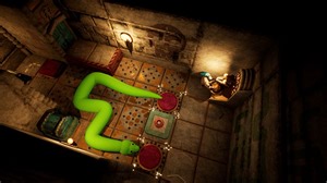 Slither and puzzle through dungeons in Temple Of Snek