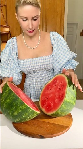 🍉 Easiest Way to Cut a Watermelon (No Mess, No Fork Needed