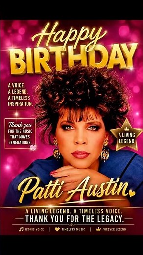 Happy Birthday Patti Austin! Her Rise to Fame & Iconic Performances!