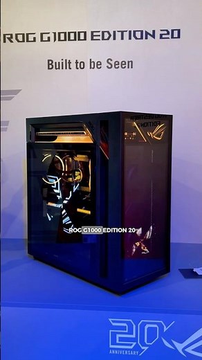 ROG G1000 edition 20 😍 limited- edition inside is the new flagship AMD Ryzen 9 9950X3D processor.