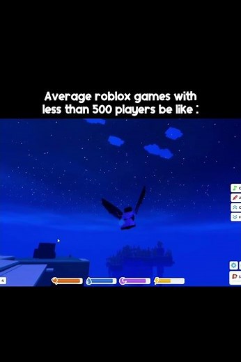 Roblox games with less than 500 players be like