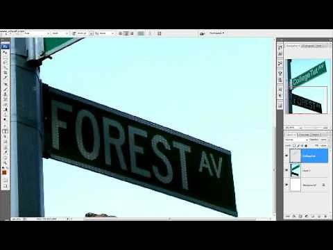 Photoshop Tutorial: Custom Street Signs