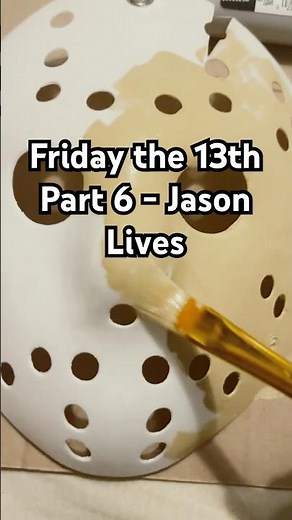 Friday the 13th Part 6 - Jason Lives Mask #lccustoms773 #23frmlc773 #jason #horrorshorts #painting