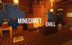 MINECRAFT | LO-FI CHILL | 1 HOUR WITH FIREPLACE AMBIENCE