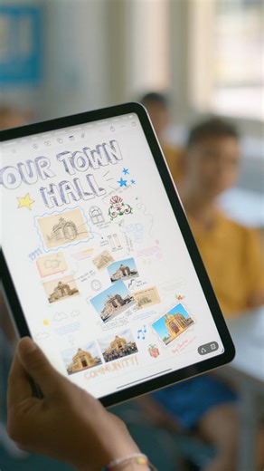 iPad Air.*Built for Apple Intelligence.^ Supercharged by the lightning-fast Apple M3 chip. Powerfully capable and affordable. It features a stunning Liquid Retina display and a 12MP Center Stage front camera for even better video calls. Blazing-fast Wi‑Fi 6E.† And compatibility with essential apps from Microsoft, Adobe, Google and more. Add Apple Pencil to take unforgettable notes. Accessories sold separately and subject to availability. Compatibility varies by generation. Apps are available on 