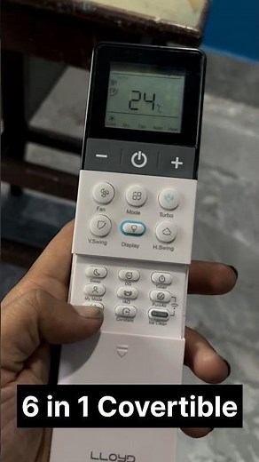 Lloyd ac 6 in 1 convertible mode features #lloydacremote