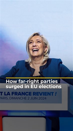 15K views · 391 reactions | Far-right parties have made significant gains in the EU's elections, prompting France's President Macron to call a snap parliamentary election and dealing heavy defeats to leaders such as Germany’s Scholz and Austria’s Nehammer. | Al Jazeera English | Facebook