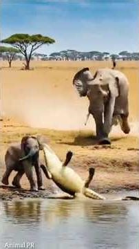 How We Saved a Baby Elephant from a Crocodile Pit