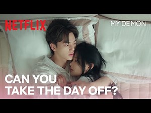 This newlywed couple recharges by cuddling | My Demon Ep 5 | Netflix [ENG SUB]