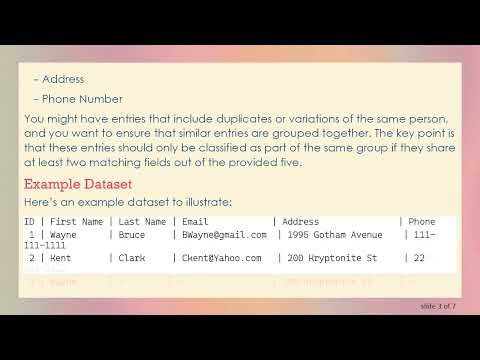 How to Determine a Group Association Based on Columns in a Dataset