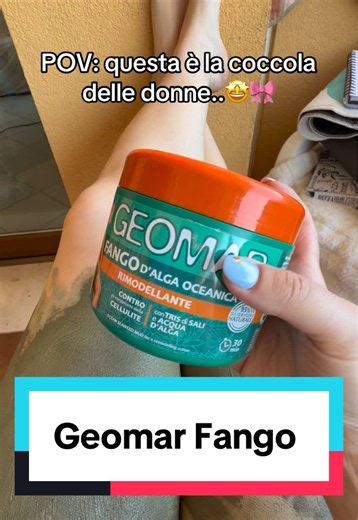 Questo fango di Geomar io lo faccio una volta alla settimana e devo dire che noto i risultati!🤩 #perte #cavalcalondadeirisparmi #offertestive #geomar #fanghi
