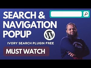 How To Add Search Bar In Wordpress | Ivory search Plugin | In Hindi 2021