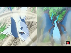 [Pokemon Battle] - Mega Charizard X Vs Mega Absol