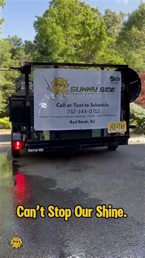 Can't Stop Our Shine ☀️ (732) 344-0712 🔗 Link in Bio #SunnySidePowerWashing #Grind2Shine