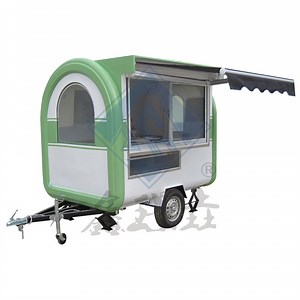 [Hot Item] Easy - to - Clean Round Fiberglass Food Carts