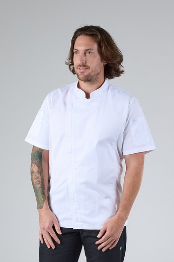 Springfield Mens Zipper Chef Jacket