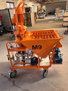 [Hot Item] Wet Cement Plastering Machine Automatic Plaster Cement Mortar Fireproofing Spray Machine