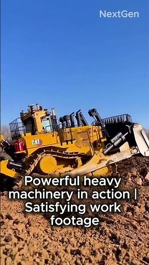 Powerful heavy machinery in action | Satisfying work footage