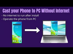 How to Mirror your Phone on Pc without Internet | Highly Stable to Mirror phone