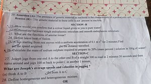Assertion (A): The presence of genetic material as nucleoid is ... | Filo