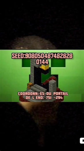 la meilleure seed Minecraft bedrock #minecraft#short#tuto#seed