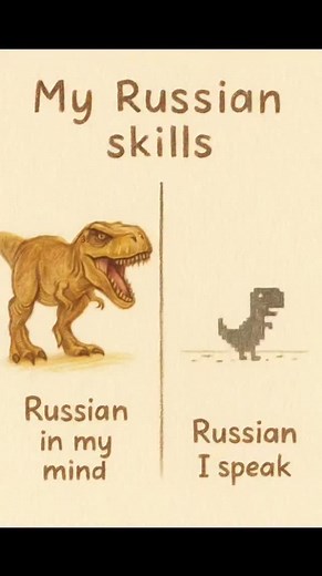 6.6K views · 421 reactions | Expectation: linguistic apex predator. Reality: pixel lizard trying its best. Feed it words — 6,600 in the bio. #learnrussian | Russian Classes | Facebook