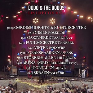 DODO & THE DODOS • LEV LIVET 🪶✨ Du kan se frem til en hitparade i særklasse, når nogle af Danmarks fremmeste pop-ambassadører, Dodo & The Dodos, drager på deres “Lev Livet”-turné i efteråret 2023. 🫶 Køb din billet på tix.to/dodos 🎟️ | Dodo & The Dodos