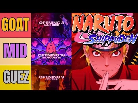 🌀 Naruto Shippuden : Le Classement Ultime des Openings 🔥 | Du Pire au Meilleur !