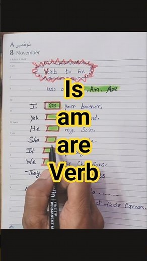 Easy way - is / am / are fill up