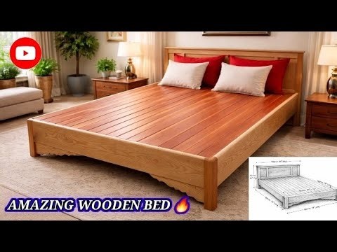 How to Make a Modern Design Wooden Bed | Full Step by Step Woodworking Process