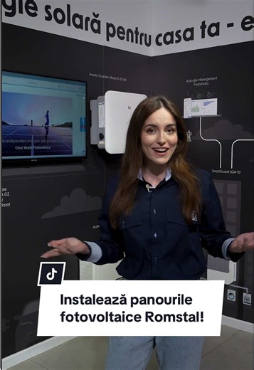 Instalează panourile fotovoltaice Romstal! #romstal #romstalromania #panourifotovoltaice #energieverde #energiesolara #centralafotovoltaica #geniusmedia